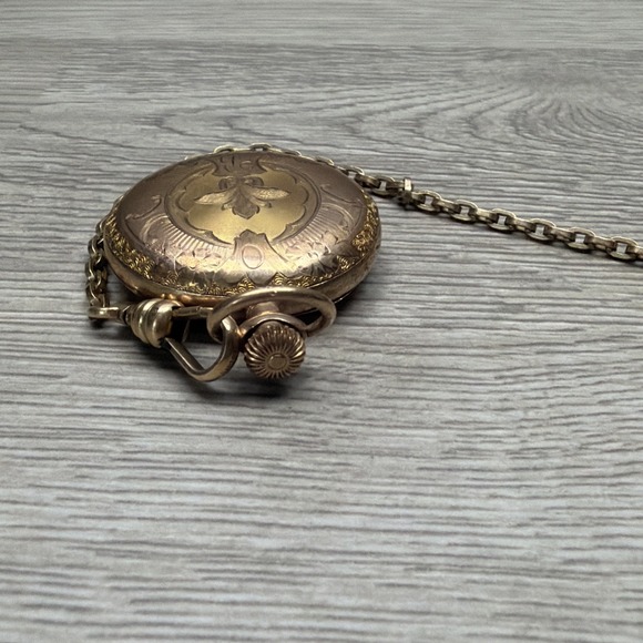 Beautiful American Waltham Model 7675567 12K Rolled Gold Filled Pocket Watch VTG main image 14
